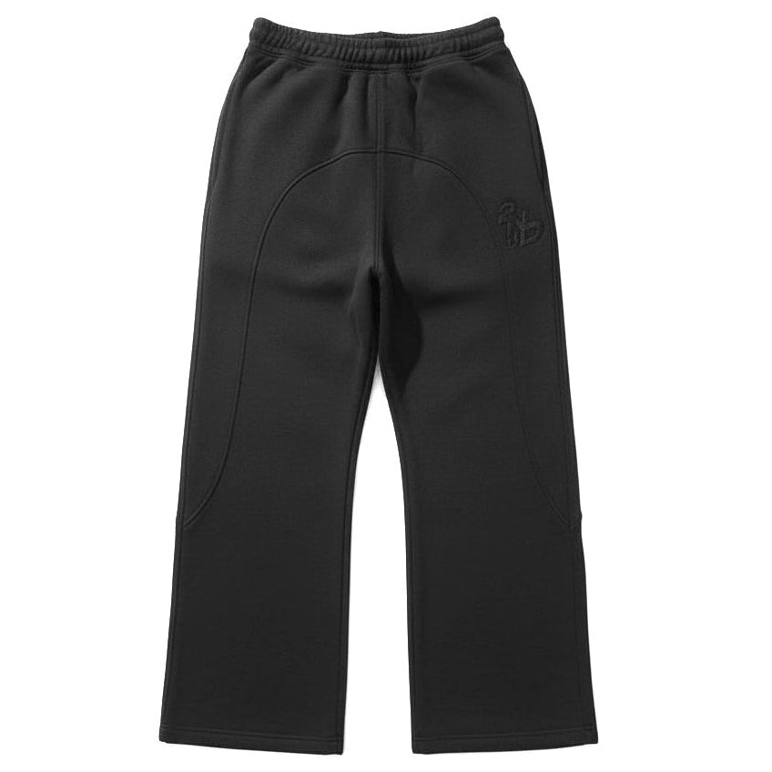 OPEN LEG JOGGER BLACK