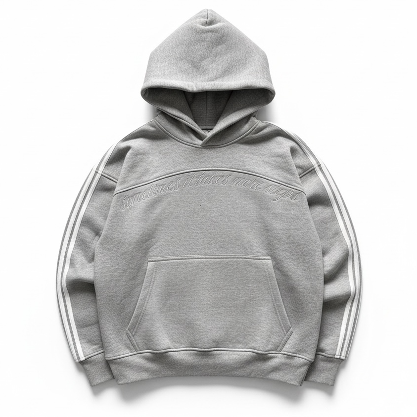 HOODIE HEATHER GREY